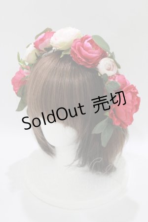 画像: Angelic Pretty / Princessメリロットヘッドドレス  ワイン H-25-10-09-085-AP-AC-NS-ZH