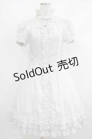 画像: Innocent World / ハートデコルテドビーワンピース サイズ表記なし サックス H-25-10-09-008-IW-OP-NS-ZH