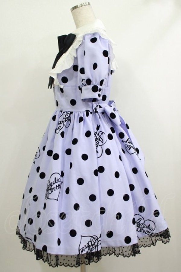 Angelic Pretty / DOLLY DOTワンピース FREE ラベンダー H-25-10