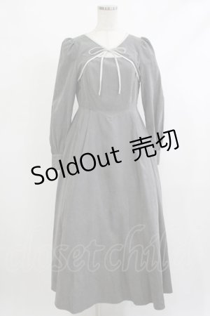 画像: Maison de FLEUR Petite Robe canone / 眠れない日のワンピース S Gray H-25-10-09-018-EL-OP-NS-ZH