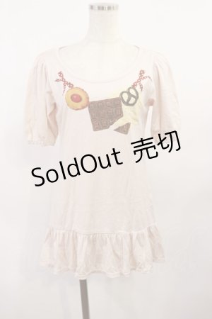 画像: Emily Temple cute / チョコビスケットフリルカットソー  ピンク H-25-10-10-1010-ET-TO-KB-ZH