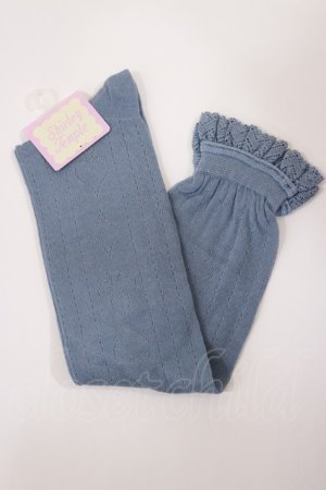 画像: Shirley Temple / シアートランプハイソックス  ブルー H-25-10-10-1037-ET-ZA-KB-ZH