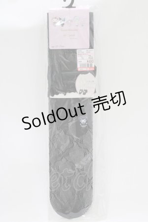 画像: m petit by misako / AMOVKクロミリボンレース  ブラック H-25-10-10-075-LO-ZA-NS-ZH