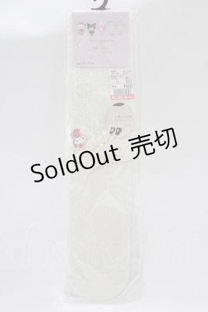 画像: m petit by misako / AMOVKキティPLリボン  アイボリー H-25-10-10-080-LO-ZA-NS-ZH