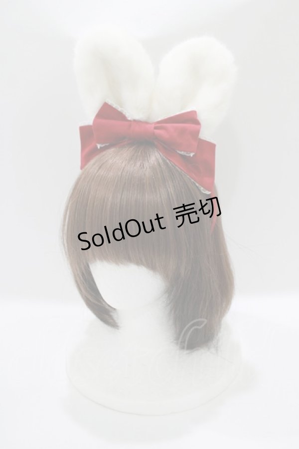 画像5: Angelic Pretty / Lovely BunnyジャンパースカートSET Free ワイン H-25-10-10-092-AP-OP-NS-ZH (5)