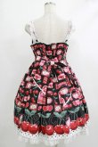 画像3: Angelic Pretty / Cherry Jam Labelジャンパースカート Free ブラック H-25-10-10-008-AP-OP-NS-ZH (3)