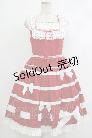 画像: BABY,THE STARS SHINE BRIGHT / Fallin’ Ribbonジャンパースカート Free エンジ H-25-10-10-011-BA-OP-NS-ZH