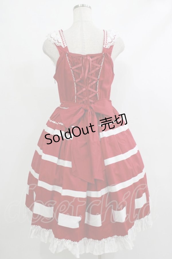 画像3: BABY,THE STARS SHINE BRIGHT / Fallin’ Ribbonジャンパースカート Free エンジ H-25-10-10-011-BA-OP-NS-ZH (3)