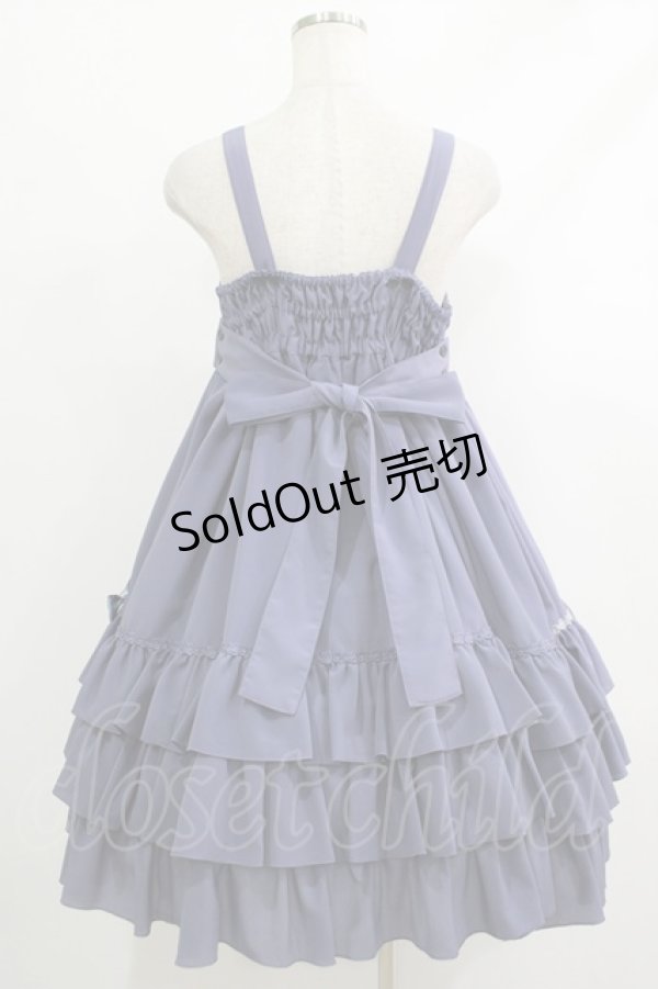 画像3: metamorphose / Ribbonベビードールジャンパースカート Free ブルー H-25-10-10-012-ME-OP-NS-ZH (3)