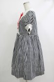 画像2: Nile Perch / ギンガムチェックワンピース Free ブラック H-25-10-10-018-LO-OP-NS-ZH (2)