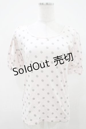 画像: Emily Temple cute / ラメドットパフカットソー  ピンク H-25-10-11-010-ET-TO-KB-ZH