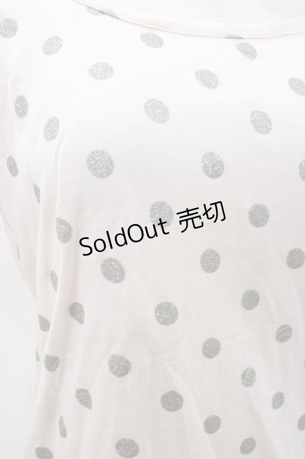 画像3: Emily Temple cute / ラメドットパフカットソー  ピンク H-25-10-11-010-ET-TO-KB-ZH (3)