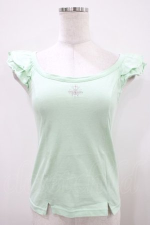 画像: Emily Temple cute / シャンデリア刺繍フリルキャミ  ミント H-25-10-11-002-ET-TO-KB-ZH