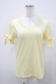画像1: Emily Temple cute / リボンパフカットソー  イエロー H-25-10-11-016-ET-TO-KB-ZH (1)