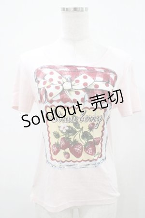 画像: Emily Temple cute / ジャム瓶カットソー  ピンク H-25-10-11-020-ET-TO-KB-ZH