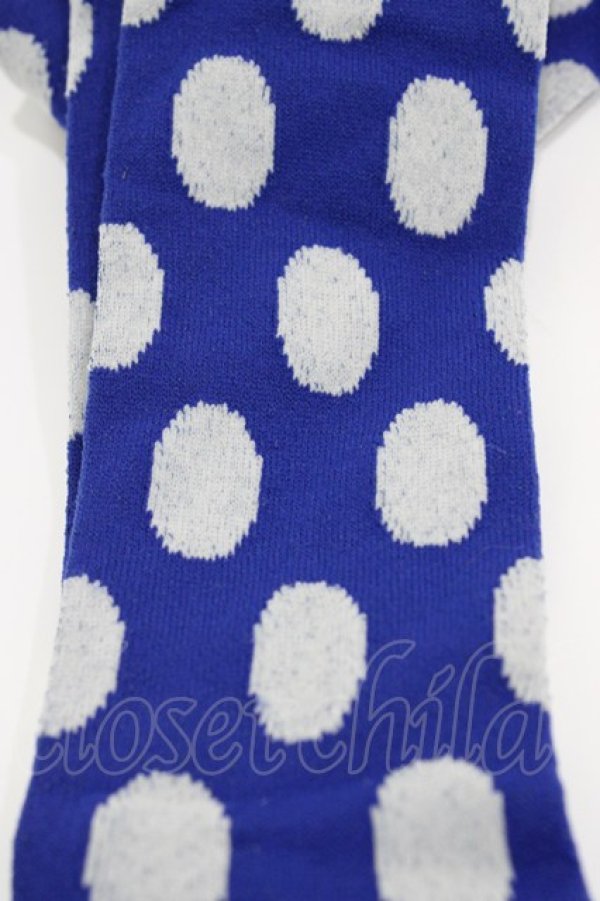 画像2: Emily Temple cute / ドットニーソックス  ブルー H-25-10-12-006-ET-ZA-KB-ZH (2)