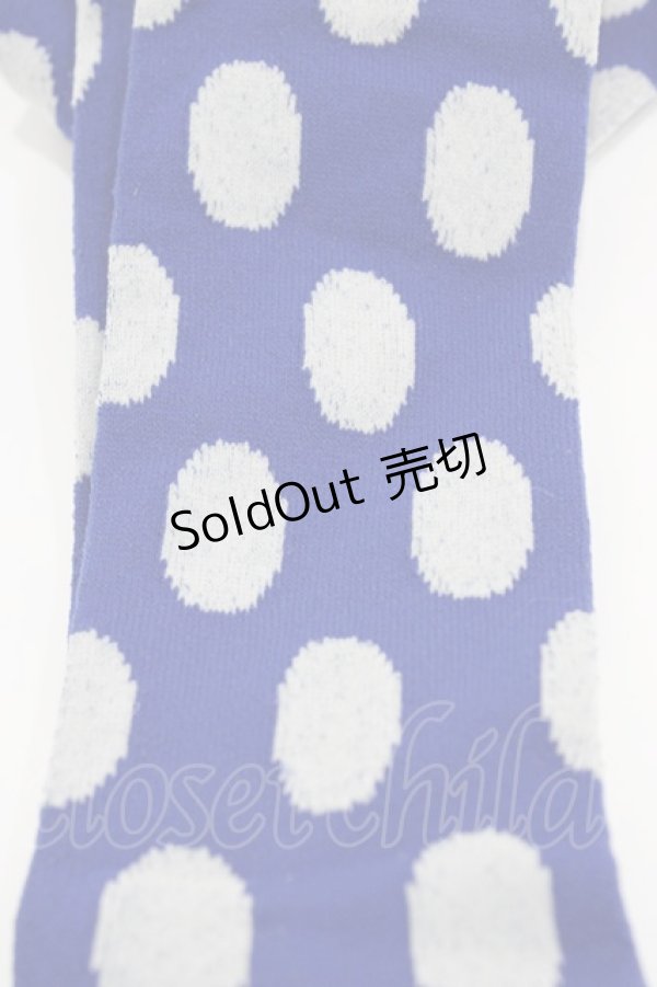 画像2: Emily Temple cute / ドットニーソックス  ブルー H-25-10-12-006-ET-ZA-KB-ZH (2)