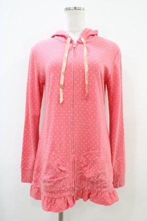 画像: Emily Temple cute / ドットZIPパーカー  ピンク H-25-10-12-051-ET-TO-KB-ZH