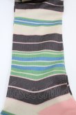 画像2: Emily Temple cute / マルチカラーボーダーニーソックス   H-25-10-12-009-ET-ZA-KB-ZH (2)