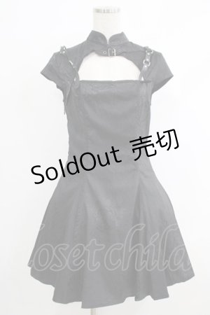 画像: PUNK RAVE / Chinese style cutton knight series hardcore dress S ブラック H-25-10-12-1001-PU-OP-KB-ZH