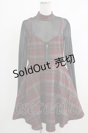 画像: KILL STAR / SABLE RIOT DRESS M レッド H-25-10-12-1004-SL-OP-KB-ZH