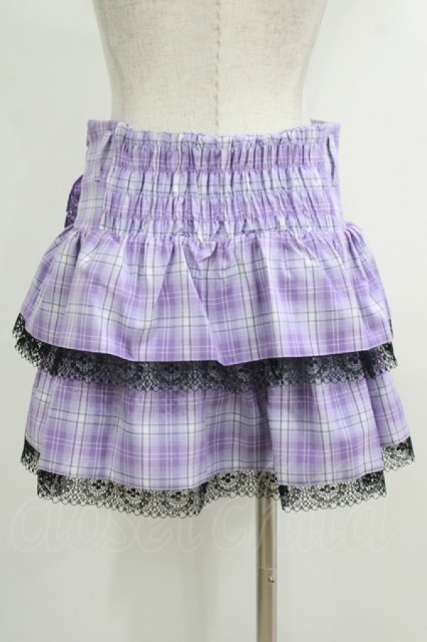 画像3: QOOZA / Kuromi mini skirt  ラベンダー H-25-10-12-1037-PU-SK-KB-ZS (3)