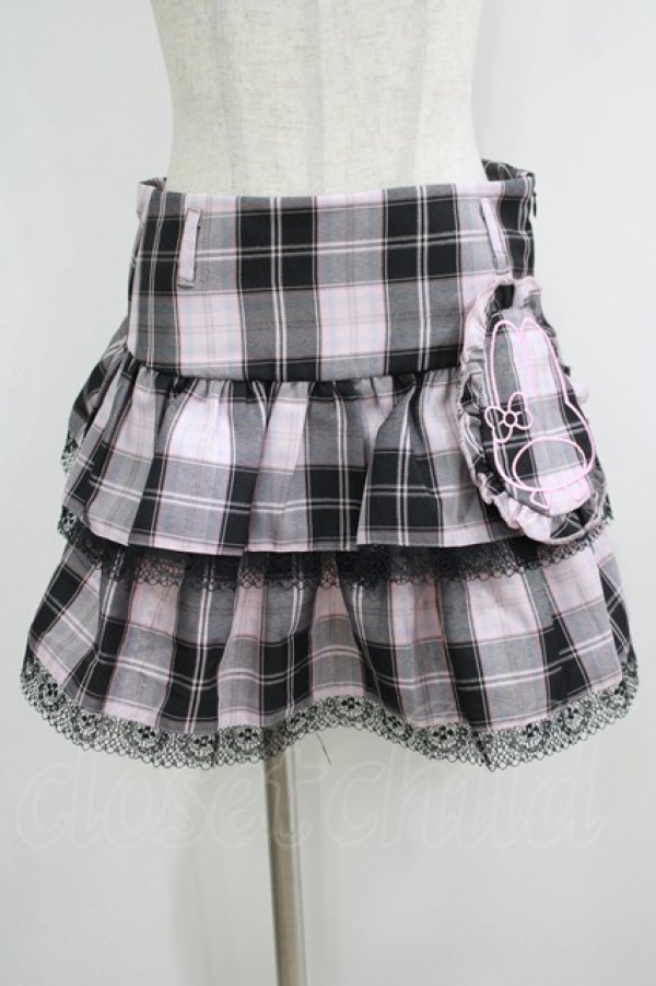 画像1: QOOZA / My Melody mini skirt  ピンク H-25-10-12-1038-PU-SK-KB-ZS (1)