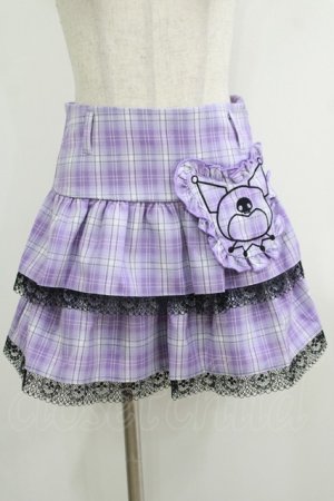 画像: QOOZA / Kuromi mini skirt  ラベンダー H-25-10-12-1039-PU-SK-KB-ZH