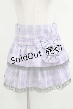 画像: QOOZA / Kuromi mini skirt  ラベンダー H-25-10-12-1043-PU-SK-KB-ZI