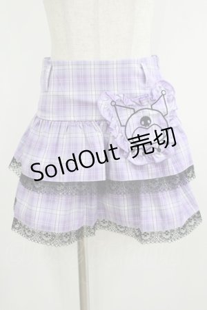 画像: QOOZA / Kuromi mini skirt  ラベンダー H-25-10-12-1045-PU-SK-KB-ZI