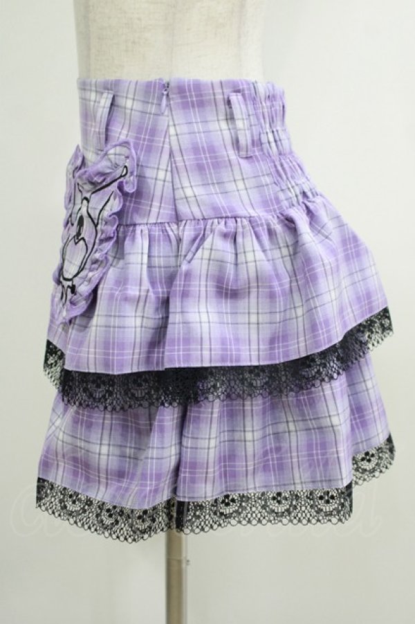画像2: QOOZA / Kuromi mini skirt  ラベンダー H-25-10-12-1045-PU-SK-KB-ZI (2)