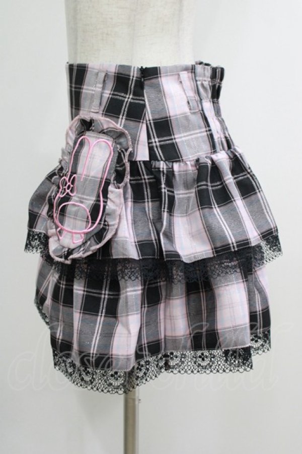 画像2: QOOZA / My Melody mini skirt  ピンク H-25-10-12-1048-PU-SK-KB-OS (2)
