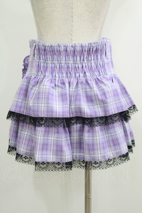 画像3: QOOZA / Kuromi mini skirt  ラベンダー H-25-10-12-1049-PU-SK-KB-OS (3)