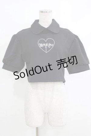 画像: 【SALE】MORPH8NE / Brooke's top L ブラック H-25-10-12-1057-PU-TO-KB-ZT454