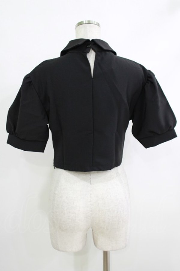 画像3: MORPH8NE / Brooke's top L ブラック H-25-10-12-1057-PU-TO-KB-ZT454 (3)