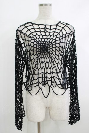 画像: KILL STAR / Night Trap Sweater L ブラック H-25-10-12-1060-SL-TO-KB-ZH