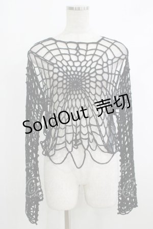 画像: KILL STAR / Night Trap Sweater L ブラック H-25-10-12-1060-SL-TO-KB-OS