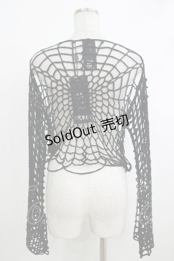 画像3: KILL STAR / Night Trap Sweater L ブラック H-25-10-12-1060-SL-TO-KB-OS (3)