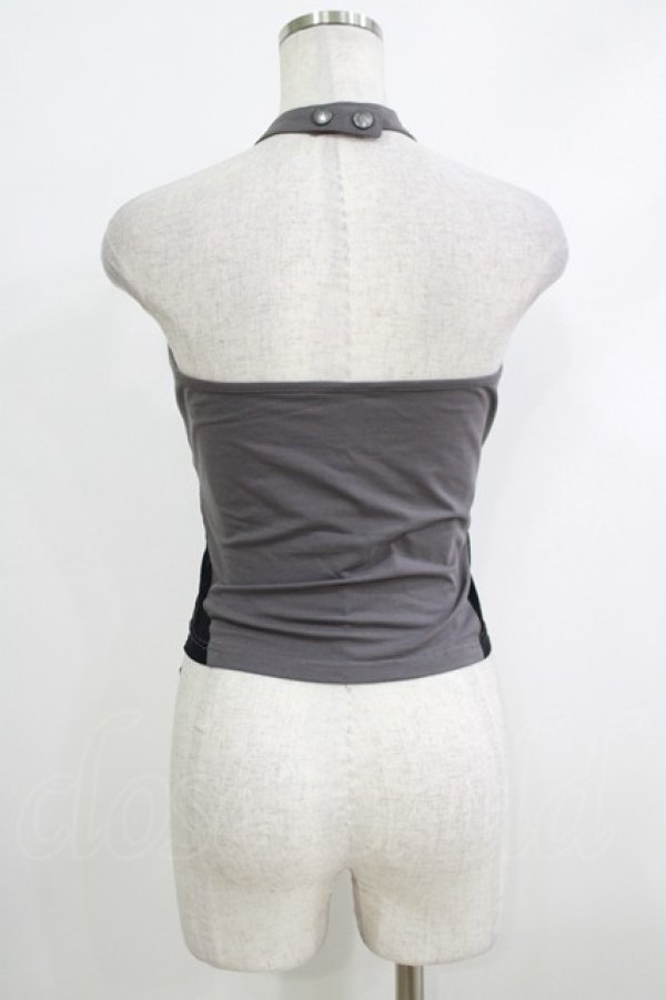 画像3: PUNK RAVE / Reversible printed vest M-L ブラック×グレー H-25-10-12-1061-PU-TO-KB-ZT454 (3)