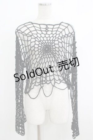 画像: KILL STAR / Night Trap Sweater L ブラック H-25-10-12-1063-SL-TO-KB-ZS