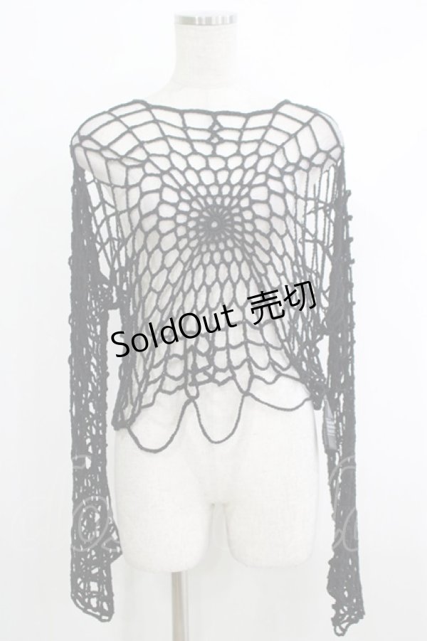 画像1: KILL STAR / Night Trap Sweater L ブラック H-25-10-12-1063-SL-TO-KB-ZS (1)