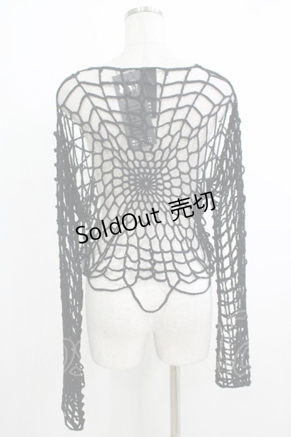 画像3: KILL STAR / Night Trap Sweater L ブラック H-25-10-12-1063-SL-TO-KB-ZS (3)