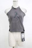 画像1: PUNK RAVE / Reversible printed vest M-L ブラック×グレー H-25-10-12-1064-PU-TO-KB-ZT454 (1)