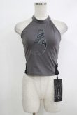 画像1: PUNK RAVE / Reversible printed vest XS-S ブラック×グレー H-25-10-12-1066-PU-TO-KB-ZH (1)
