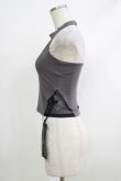 画像2: PUNK RAVE / Reversible printed vest XS-S ブラック×グレー H-25-10-12-1066-PU-TO-KB-ZH (2)
