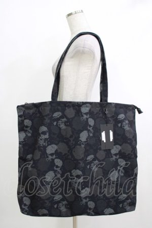 画像: KILL STAR / Dark And Doomed Beach Bag  ブラック H-25-10-12-1073-SL-BG-KB-ZH