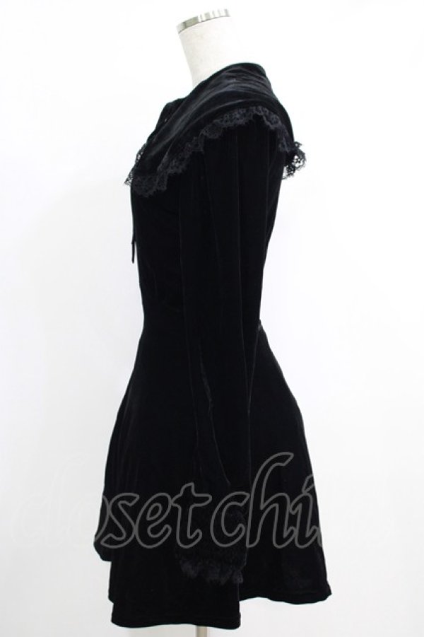 画像2: KILL STAR / Emilee Emilee Collar Dress XS ブラック H-25-10-12-1011-SL-OP-KB-ZH (2)