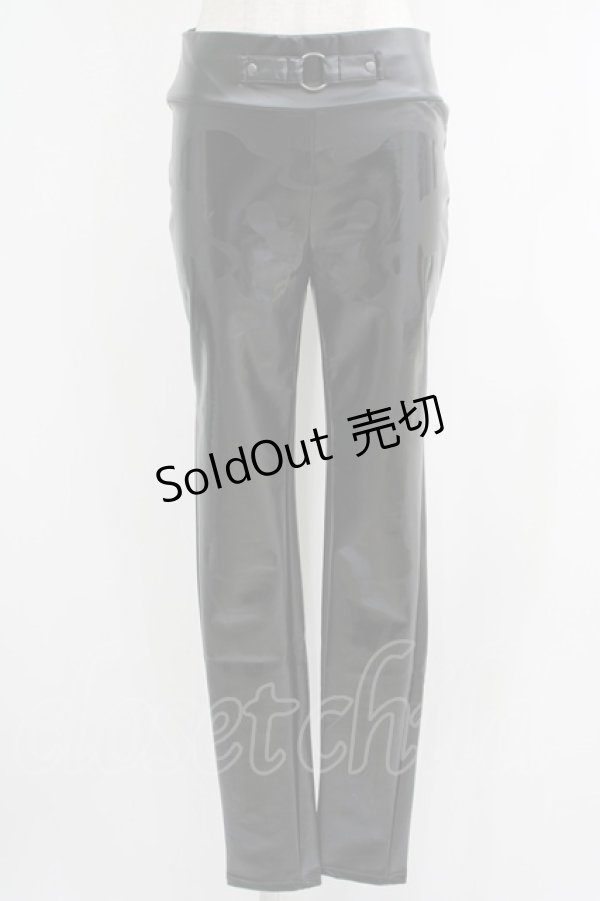 画像1: KILL STAR / Ossuary Leggings S ブラック H-25-10-12-1016-SL-PA-KB-ZI (1)