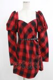 画像1: PUNK RAVE / Miriam dress M レッド H-25-10-12-1022-PU-OP-KB-ZH (1)