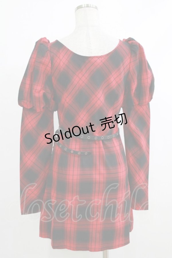 画像3: PUNK RAVE / Miriam dress M レッド H-25-10-12-1022-PU-OP-KB-ZH (3)